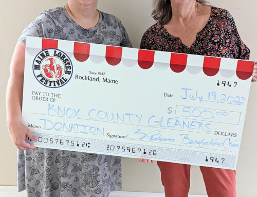 Maine Lobster Festival Donates $500 to Knox County Gleaners