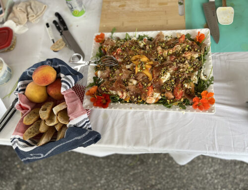 2022 Seafood Cooking Contest Winning Recipe: Summer Peach, Burrata and Lobster Salad